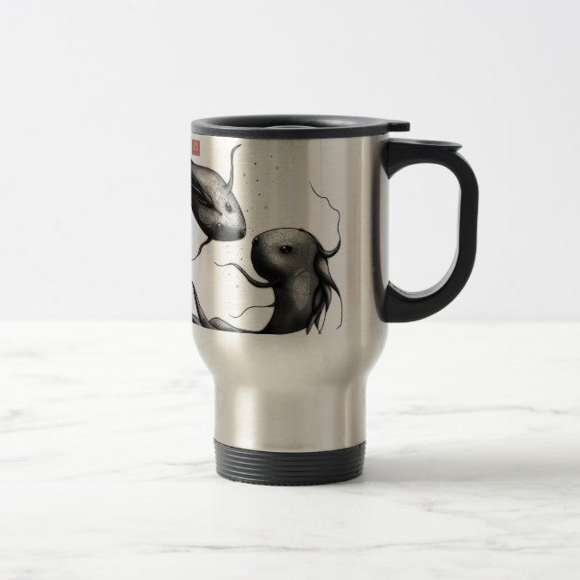 Mug De Voyage Poissons (Droit)