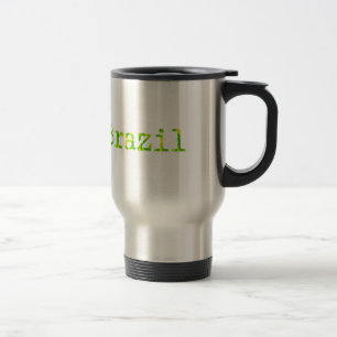 Mug De Voyage Police verte et jaune du Brésil