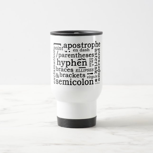 Mug De Voyage Ponctuation (Centre)