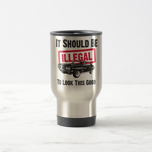 Mug De Voyage Pontiac 1970 GTO 455" JUGE " (Centre)