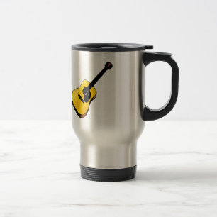 Mug De Voyage Pop Art Guitare