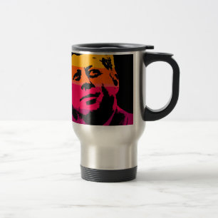 Mug De Voyage Pop Art Jack JFK John F. Kennedy
