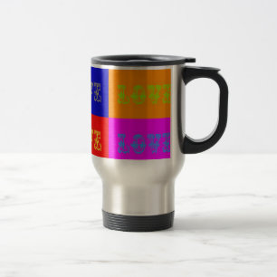 Mug De Voyage Pop Art Love