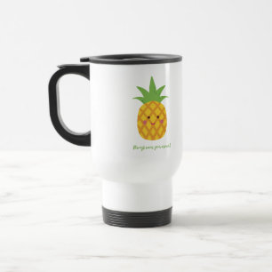 Mug De Voyage Portez toujours votre Couronne Punny Ananas