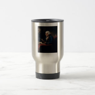 Mug De Voyage Portrait de pouce, Benjamin Franklin Père fondateu
