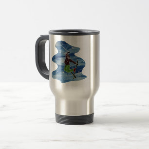 Mug De Voyage Poudre pour les gens snowboard