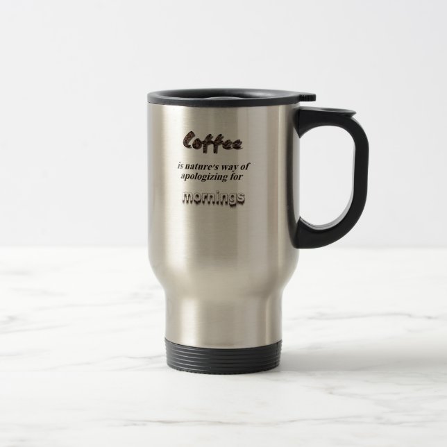 Mug De Voyage Pour les amants de café (Droit)