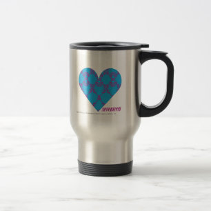 Mug De Voyage Pourpre-Aqua 3 de damassé