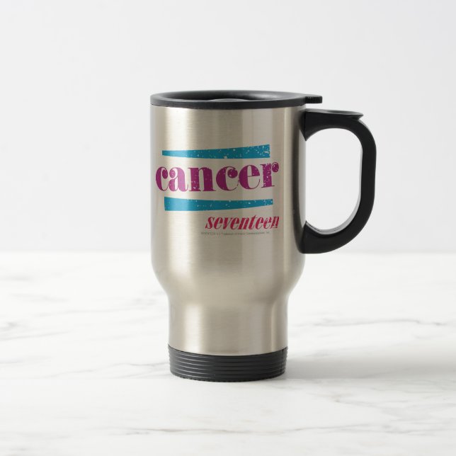Mug De Voyage Pourpre de Cancer (Droit)