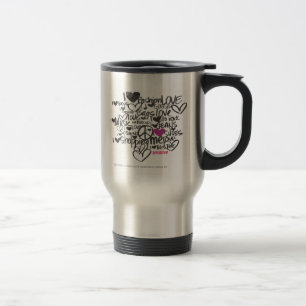 Mug De Voyage Pourpre de graffiti