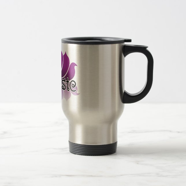 Mug De Voyage Pourpre de Lotus (Droit)