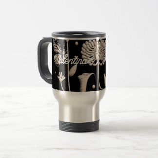 Mug De Voyage Poussette gravée en acier inoxydable, cadeau perso