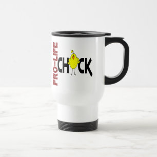 Mug De Voyage Poussin contre l'avortement et l'euthanasie 1