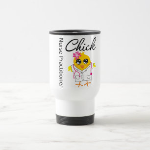 Mug De Voyage Praticienne d'infirmière de poussin de carrière de
