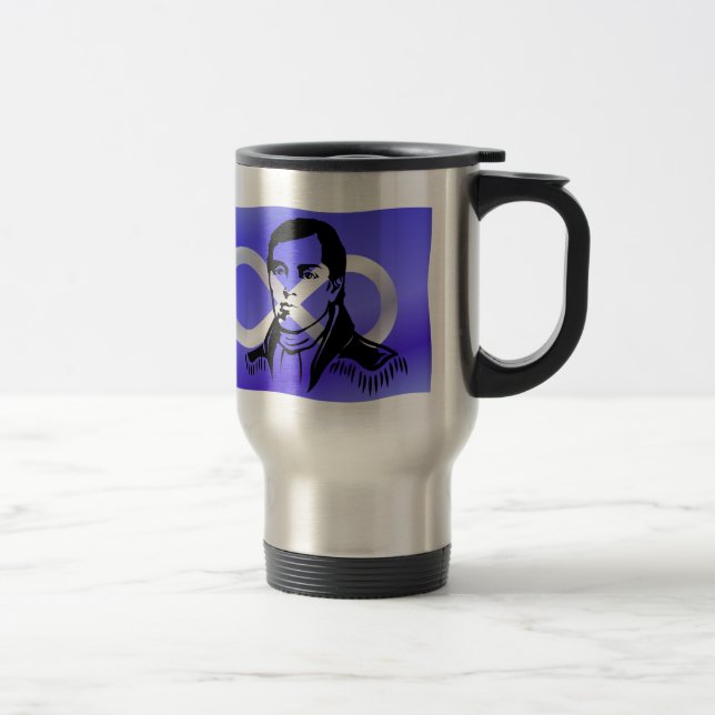 Mug De Voyage Premières nations Cadeaux Metis Drapeau Voyage Mus (Droit)