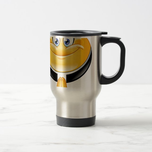 Mug De Voyage prêtre émoji (Droit)