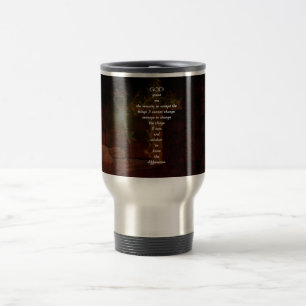 Mug De Voyage Prière Sérénité Avec Beau Art Chrétien