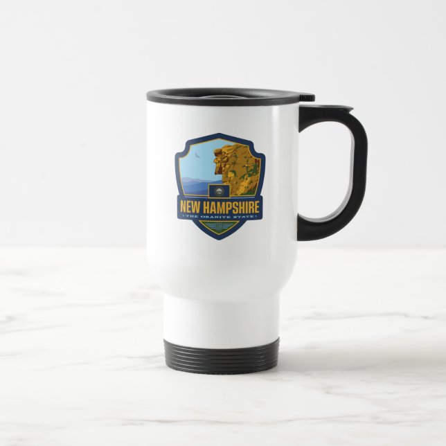 Mug De Voyage Prix d'État | New Hampshire (Droite)