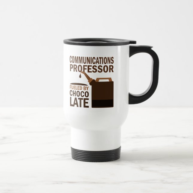 Mug De Voyage Professeur de communications (Droite)