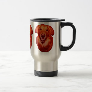 Mug De Voyage Profil avant Red Golden Retriever