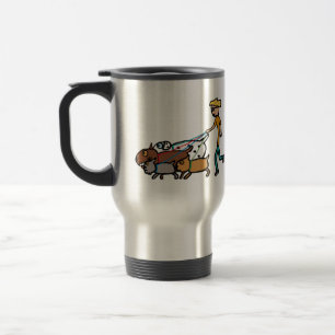 Mug De Voyage Promenade de chiens