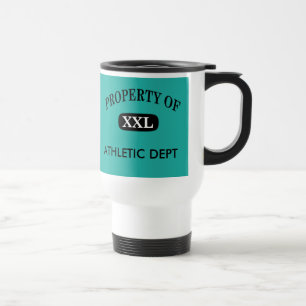 Mug De Voyage Propriété de XXL Votre nom
