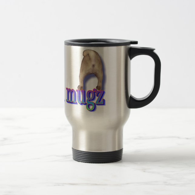 Mug De Voyage pugz sur le mugz (Droit)