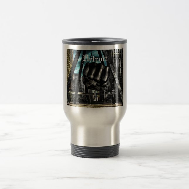 Mug De Voyage Puissance de Detroit (Centre)