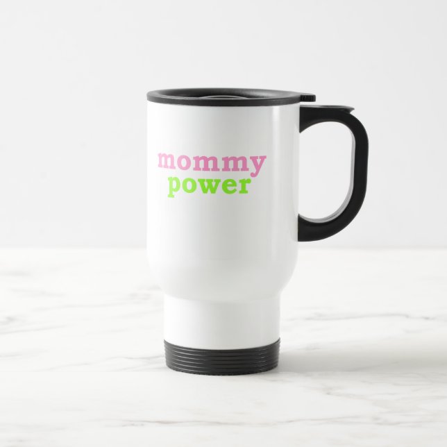 Mug De Voyage Puissance de maman (Droite)