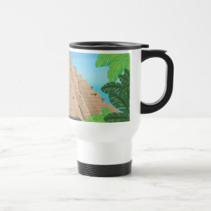 Mug De Voyage Pyramide aztèque