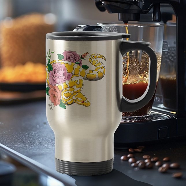 Mug De Voyage Python albino (Créateur téléchargé)