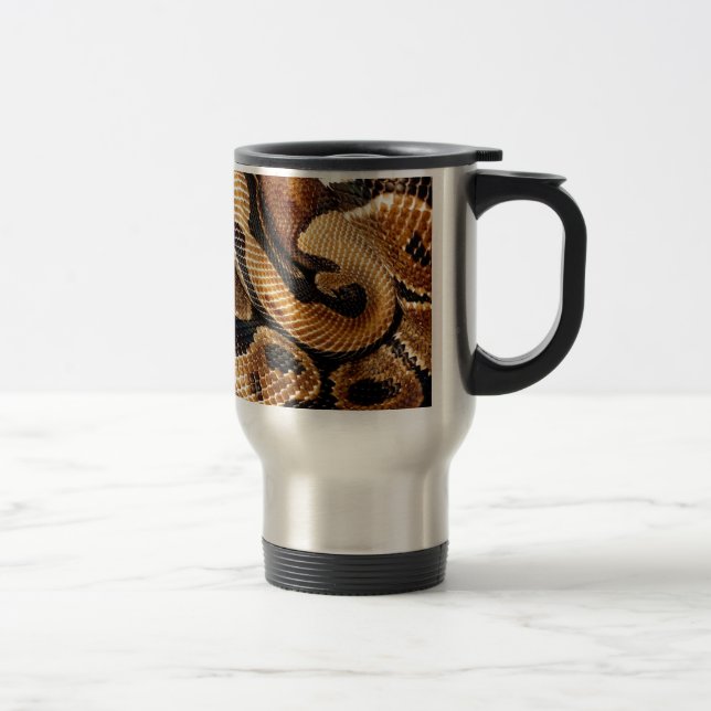 Mug De Voyage python de boule d'amants de serpent (Droit)