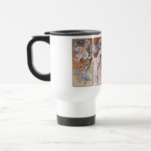 Mug De Voyage Quatre saisons, Mucha
