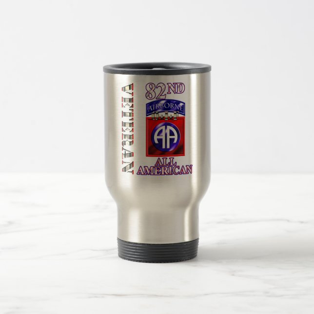 Mug De Voyage quatre-vingt-deuxième Vétéran de la Division (Centre)