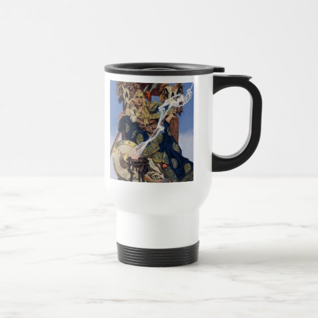 Mug De Voyage Queen Maeve Warrior Princess Imaginaire Art (Droite)