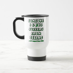 Mug De Voyage Quelqu'Un Que J'Aime...Céliaque