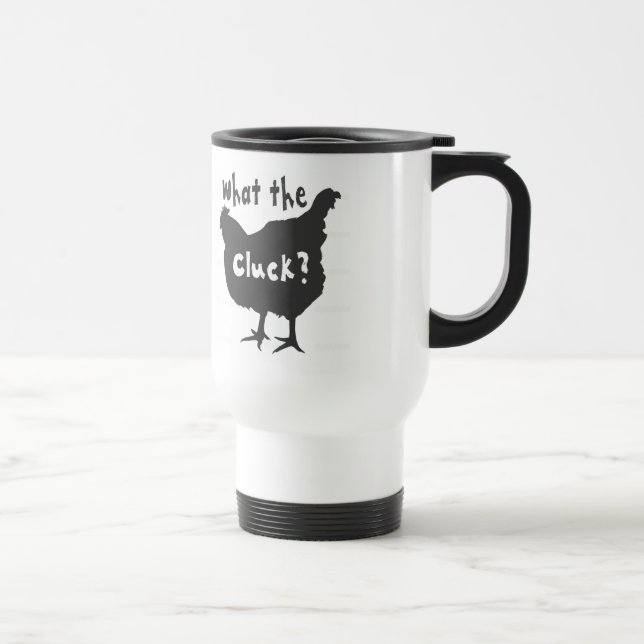 Mug De Voyage Qu'est-ce que le Cluck? (Droite)