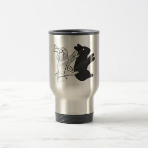 Mug De Voyage Rabbit Silhouette main