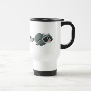 Mug De Voyage Raccoon de dessin animé mignon