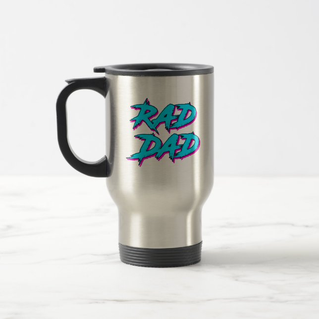 Mug De Voyage Rad Papa Retro 80's (Gauche)