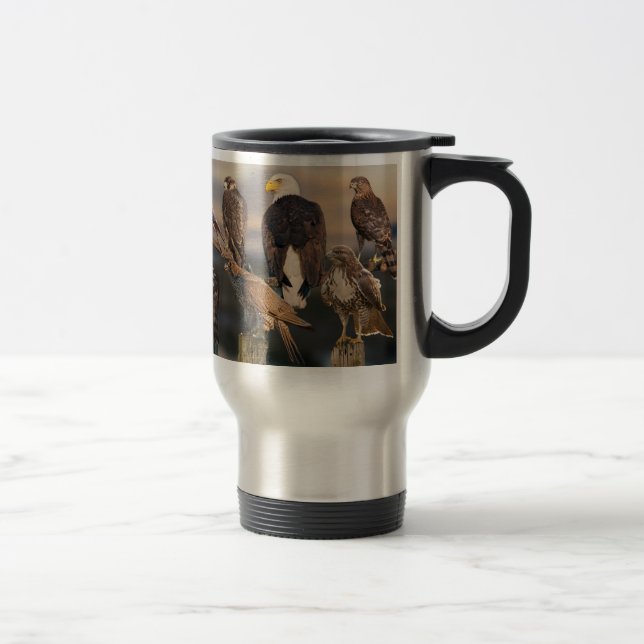 Mug De Voyage rapace de l' ouest (Droit)