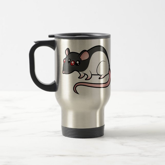 Mug De Voyage Rat de bande dessinée (Gauche)