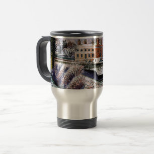Mug De Voyage Ravilious - Presbytère en hiver,