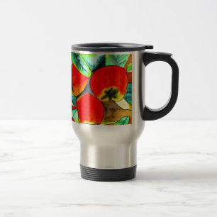 Mug De Voyage Red Apples aquarelle art original