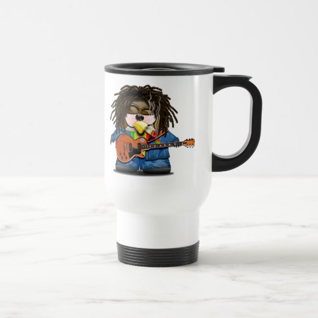 Mug De Voyage Reggae Tux de balancier de Rasta (Droite)