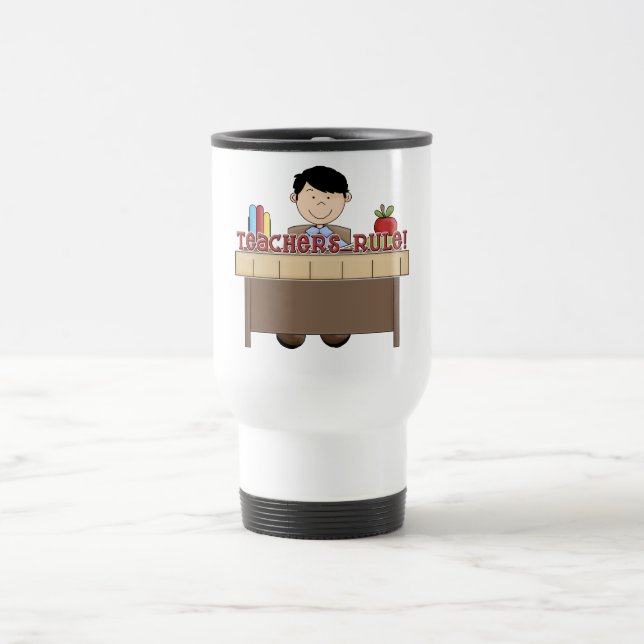 Mug De Voyage Règle de professeurs - T-shirts et cadeaux (Centre)