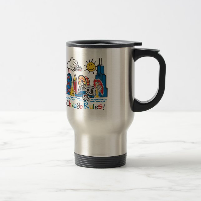 Mug De Voyage Règles de Chicago (Droit)