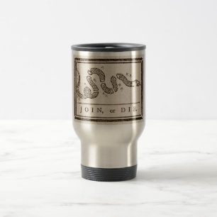 Mug De Voyage Rejoignez ou mourrez le crotale : Caricature Benja