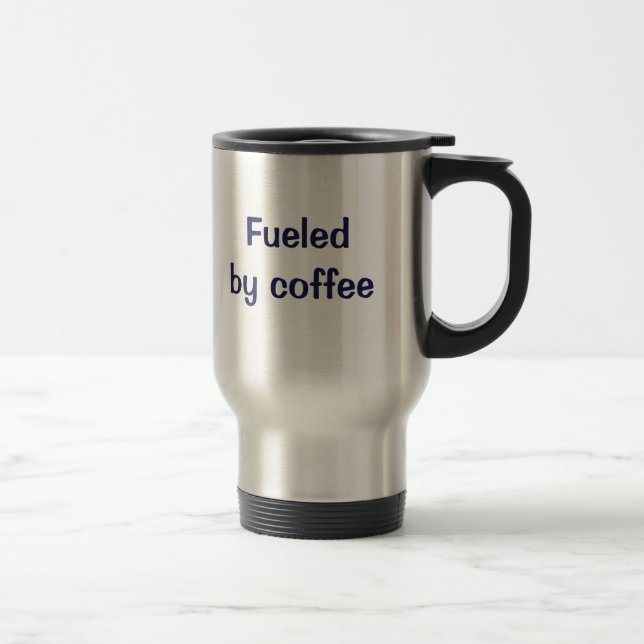 Mug De Voyage Rempli de combustible par le café (Droit)