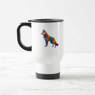 Mug De Voyage Renard Whimsical de teintes Radiantes